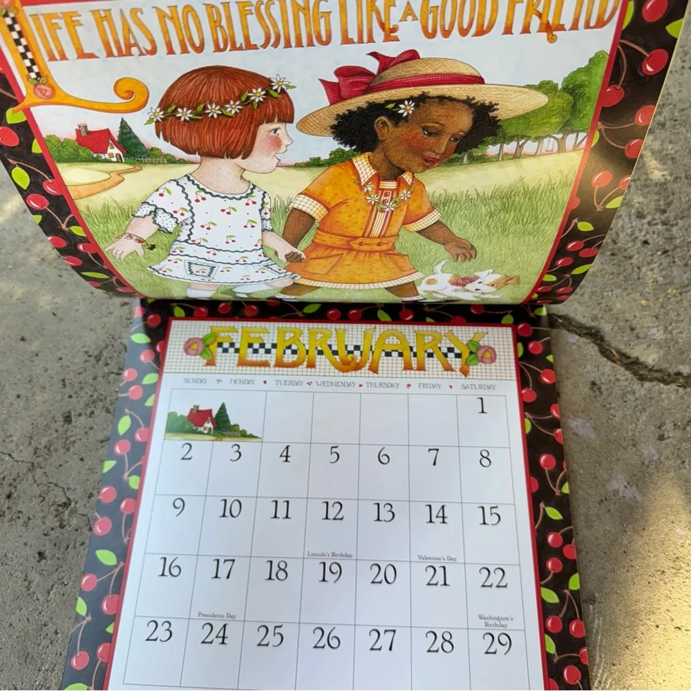 Mary Engelbreit 1992 Calendar Count Your Blessings‎